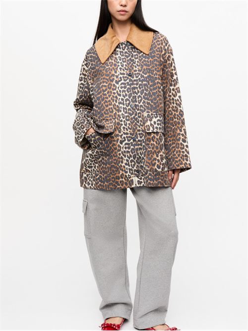 Leopard jacket GANNI | W0391859