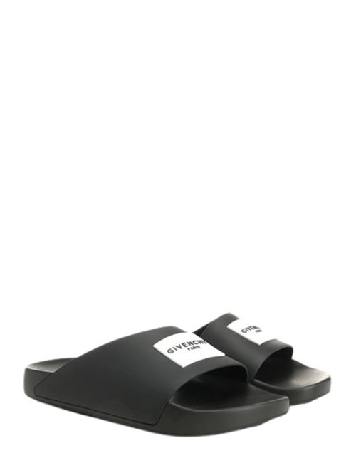 Ciabatta Slide Label GIVENCHY | BH302MH1XL001