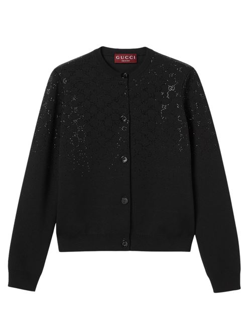 Cardigan con cristalli GUCCI | 813850XKFB31043