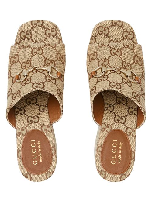 Wedge sandal with clamp GUCCI | 816328FAB102547