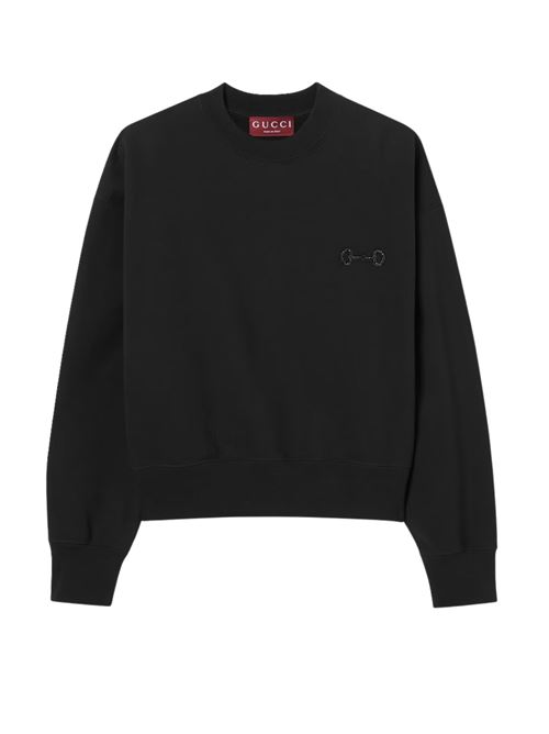 Felpa con ricamo GUCCI | 837931XJHMP1043