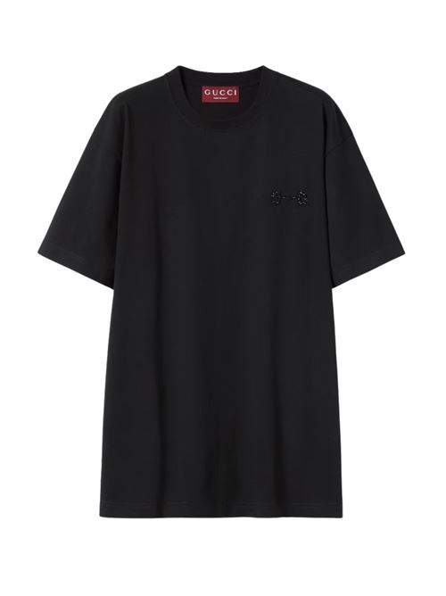 T-shirt con ricamo GUCCI | 837959XJHMR1043