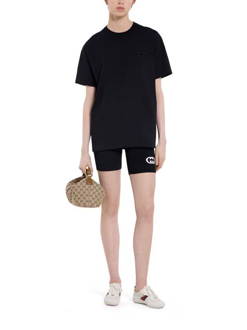 T-shirt con ricamo GUCCI | 837959XJHMR1043