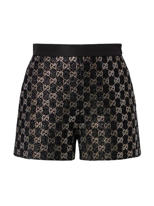 Lamé wool tweed shorts GUCCI | 853382ZARWY1000