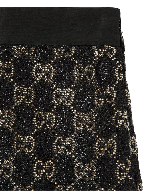 Lamé wool tweed shorts GUCCI | 853382ZARWY1000