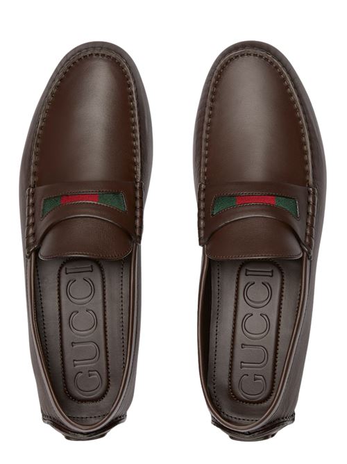 Moccasin with Web ribbon GUCCI | 854080AAFU22152