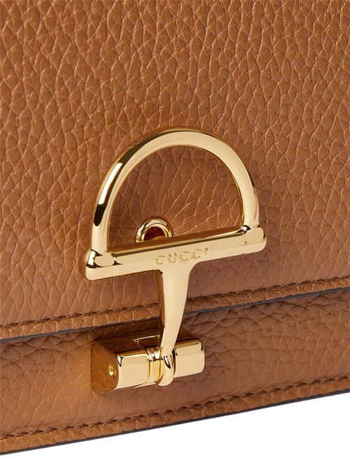 Half Horsebit Wallet with Chain GUCCI | 855654AAFDM2718