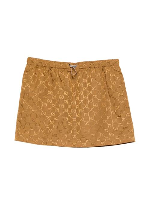 Gonna in nylon con logo GUCCI | 856026ZAUC02709
