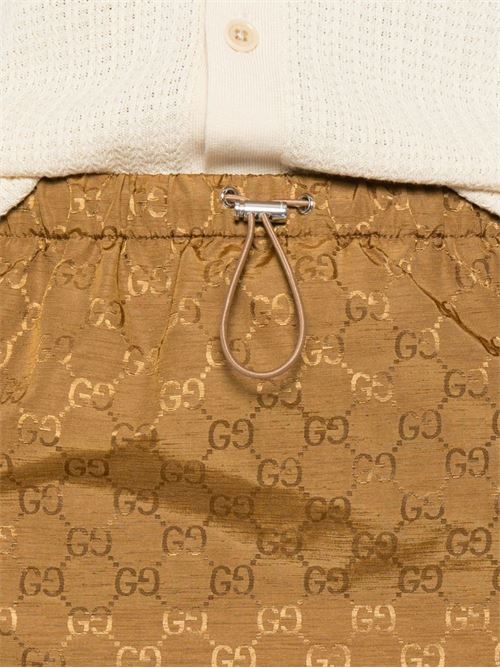 Gonna in nylon con logo GUCCI | 856026ZAUC02709
