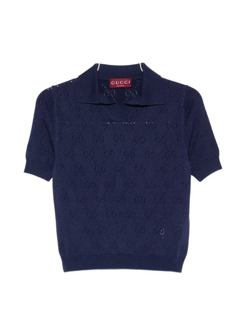 Polo con motivo GG GUCCI | 856203XKFCO4522