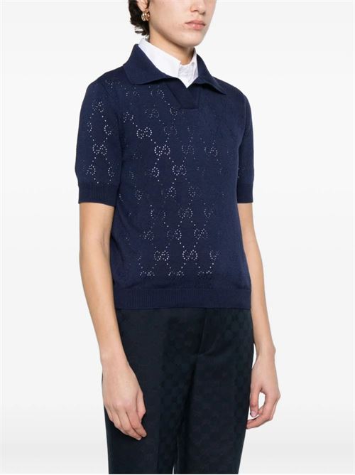 Polo con motivo GG GUCCI | 856203XKFCO4522