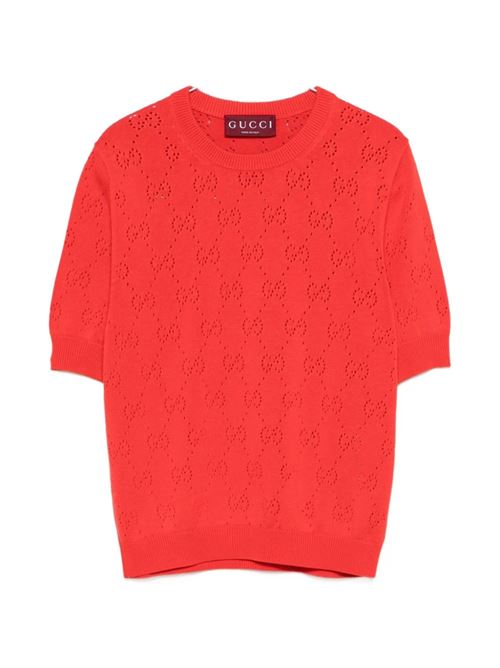 Maglia con motivo GG GUCCI | 856204XKFCO5741