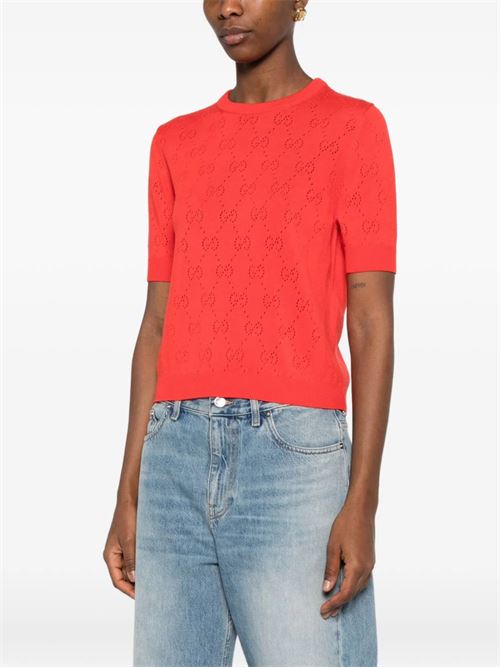 Maglia con motivo GG GUCCI | 856204XKFCO5741