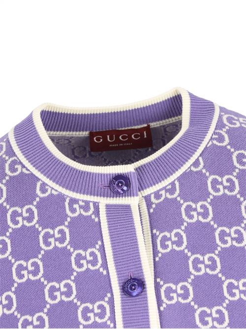 Cardigan GG jacquard GUCCI | 856262XKE0M5019