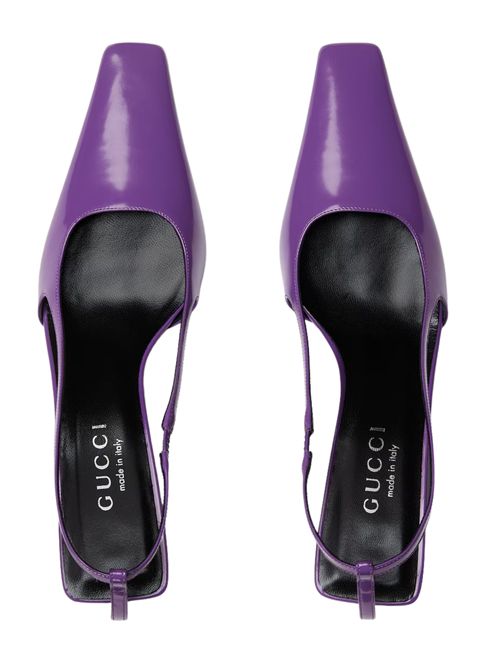 Slingback pumps with logo GUCCI | 857797CLG305235