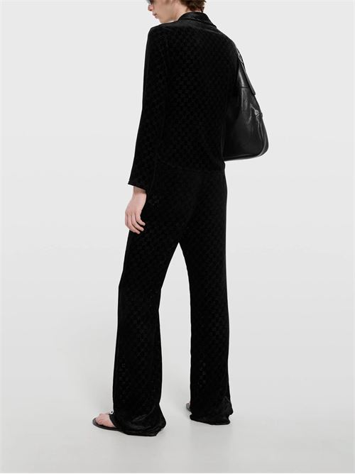 Camicia in velluto dévoré GG GUCCI | 860674ZAUS41000