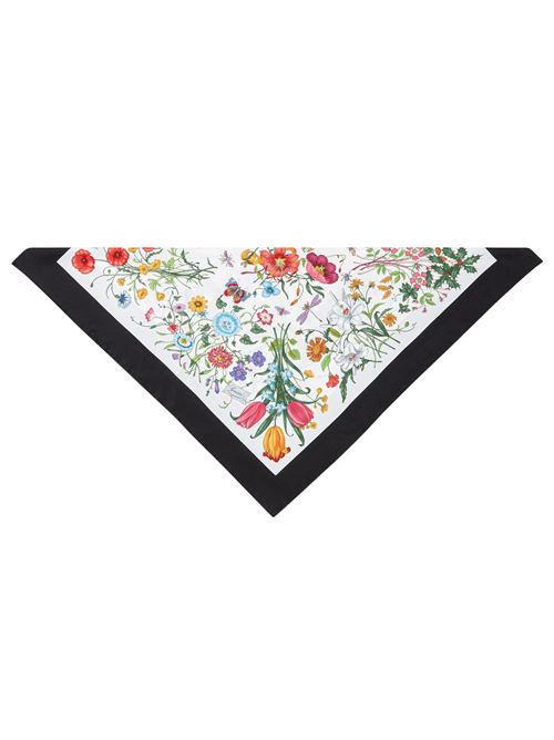 Printed silk headband GUCCI | 8627323GAQR9060