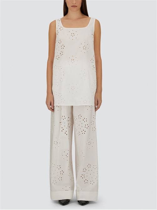 Anglaise Embroidery Trousers HERNO | PT000221D13322RIC1000