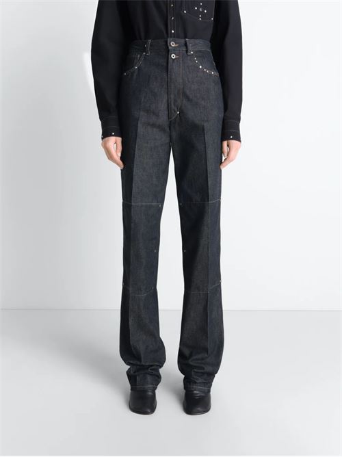 Pantalone con borchie LEMAIRE | PA1303LD1061BK965