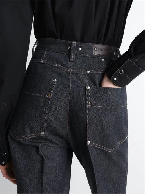 Pantalone con borchie LEMAIRE | PA1303LD1061BK965