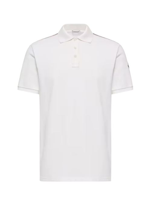Polo shirt with tricolour trim MONCLER | L10918A0003189A16034