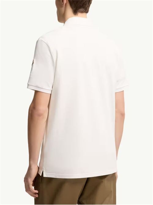Polo shirt with tricolour trim MONCLER | L10918A0003189A16034