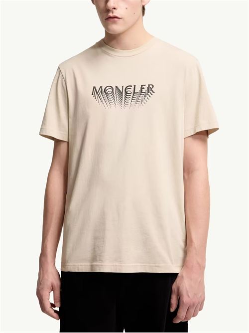 Matt Black T-shirt MONCLER | L10918C0002289AYW216