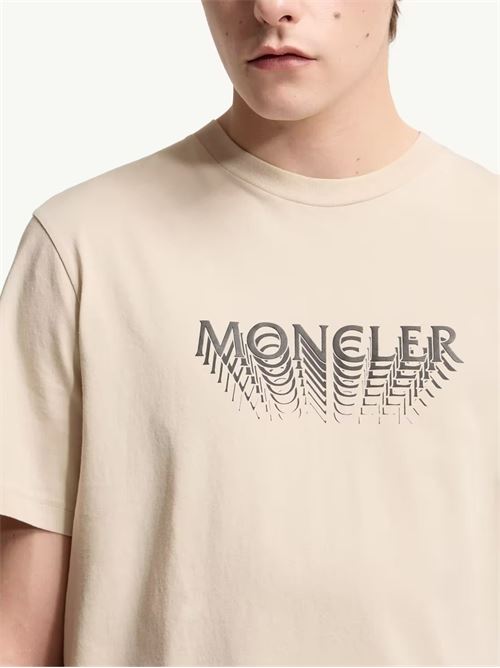 Matt Black T-shirt MONCLER | L10918C0002289AYW216