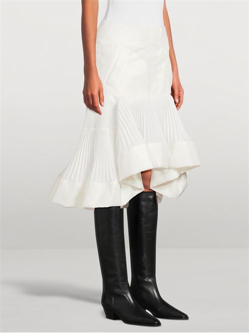 Nylon twill skirt SACAI | 2608307151
