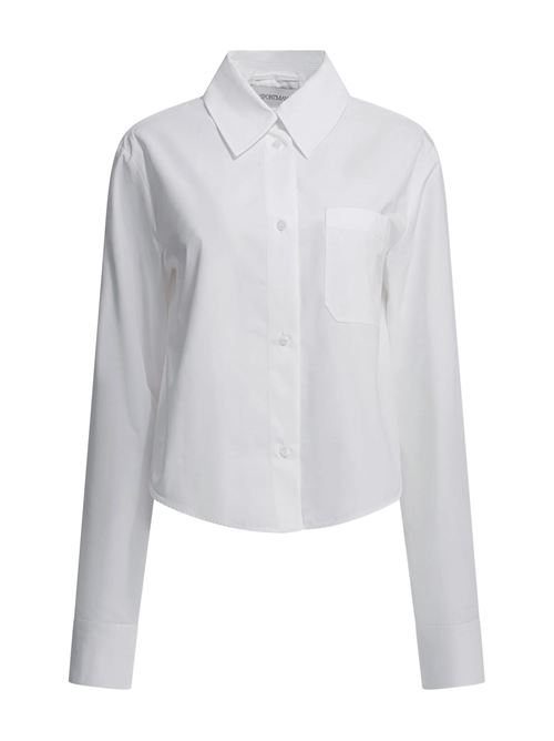 Cropped shirt with pleated back SPORTMAX | 2612111041600SPXCEPPO001