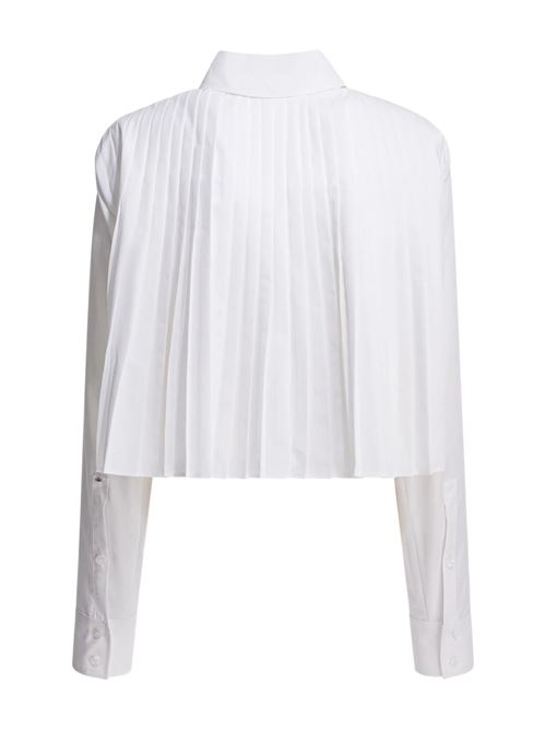 Cropped shirt with pleated back SPORTMAX | 2612111041600SPXCEPPO001