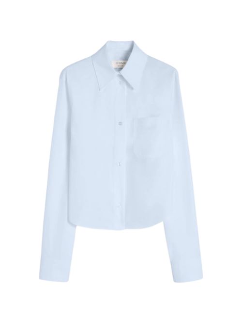 Cropped shirt with pleated back SPORTMAX | 2612111041600SPXCEPPO002