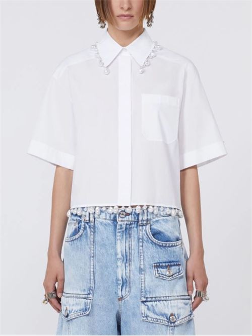 Boxy shirt SPORTMAX | 2612111072600SPXCOGNAC001