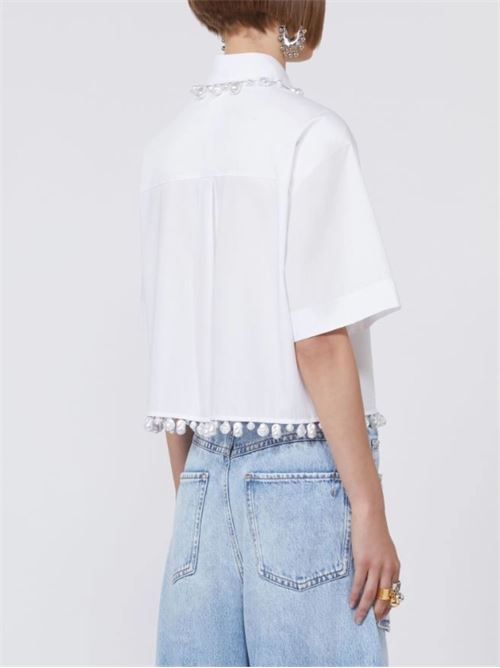 Boxy shirt SPORTMAX | 2612111072600SPXCOGNAC001