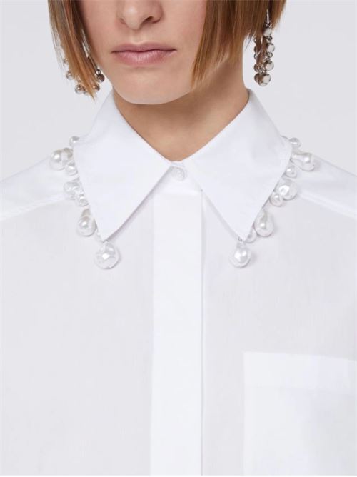 Boxy shirt SPORTMAX | 2612111072600SPXCOGNAC001