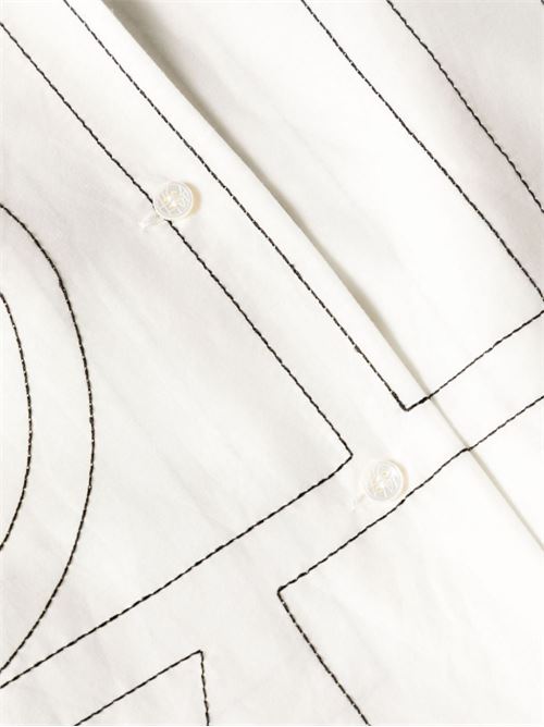 Monogram pajama shirt TOTEME | 243WRT976FB0239200