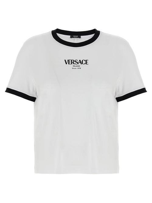T-shirt with logo VERSACE | 10226561A166852W020