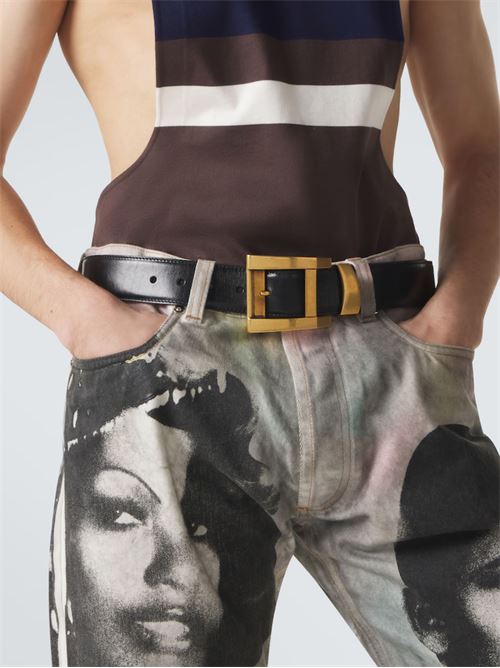 Leather belt VERSACE | 10237351A178481B55J