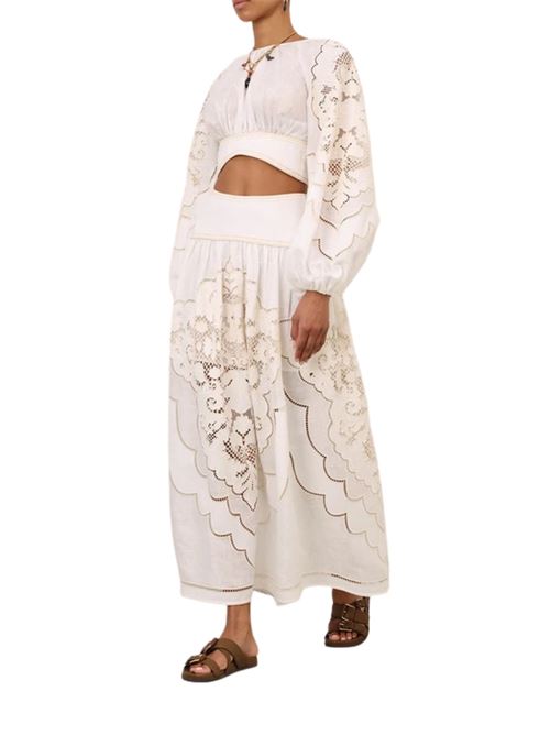 Daylight Long Skirt ZIMMERMANN | 6012SRS263CRM