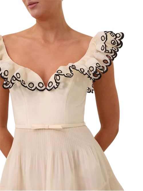 Mini dress with ruffles ZIMMERMANN | 7024DC26RCRM