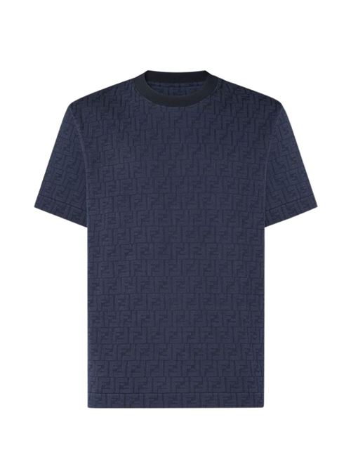 T-shirt in cotone FENDI | FY0936AUR1F0QA2