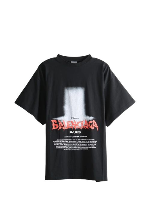 T-shirt con stampa BALENCIAGA | 850345TUVO41000
