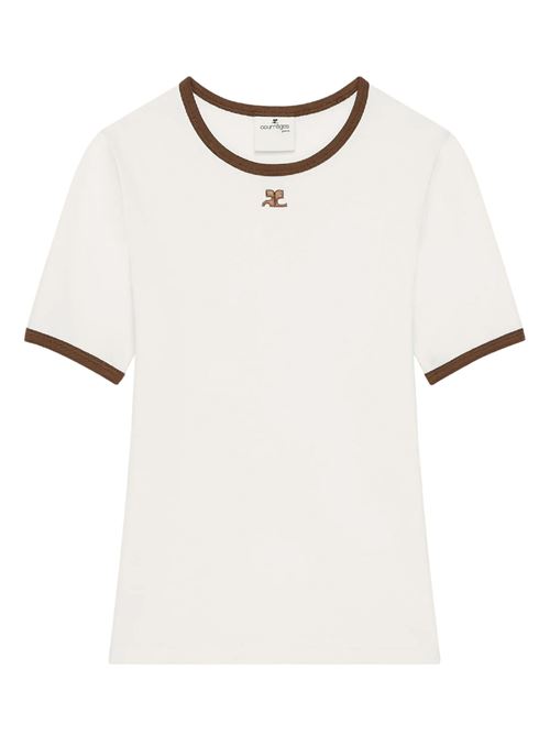 T-shirt con logo COURRÈGES | 125JTS017JS0203B264