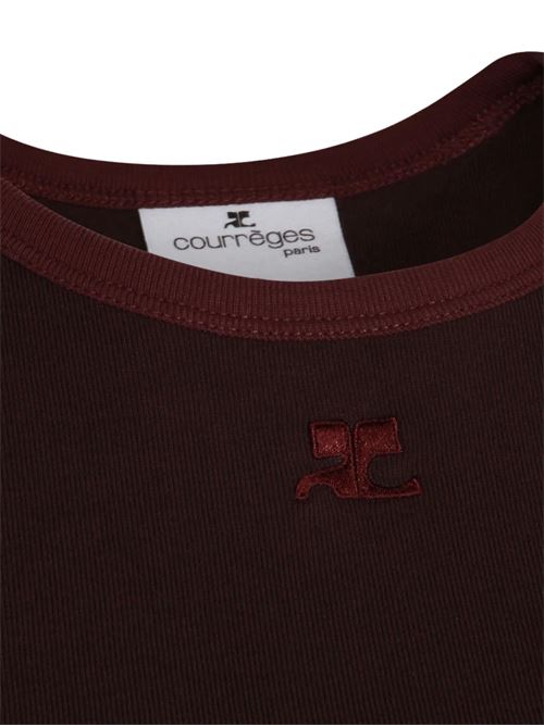 T-shirt con logo COURRÈGES | 125JTS017JS0203B265