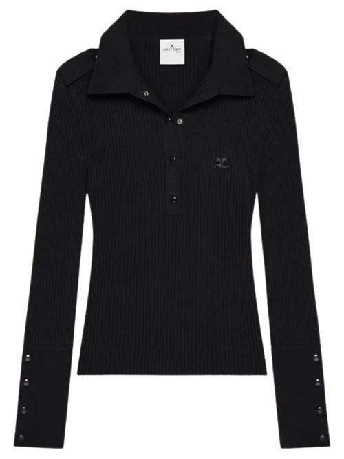 Polo con logo COURRÈGES | 326MPO072FI00019999