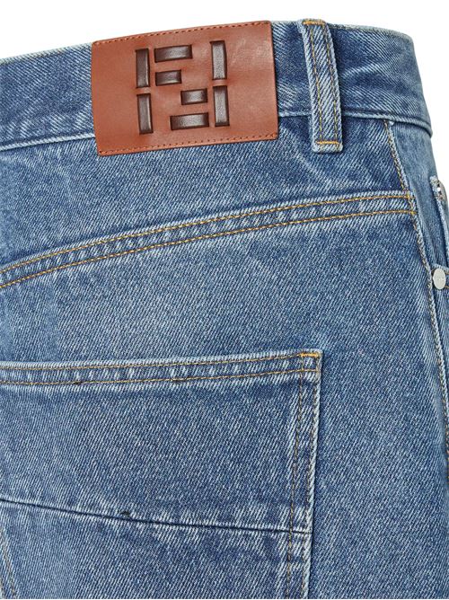 Jeans dritti FENDI | FLP345B15DF0UV2