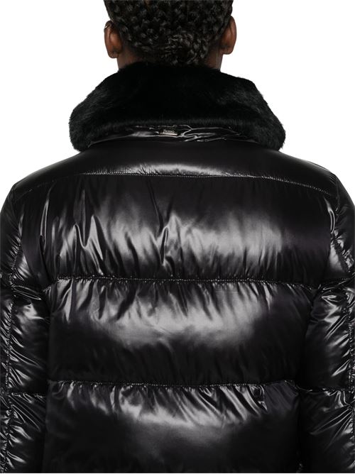 Piumino con collo in eco-pelliccia HERNO | PI001923D12017Z9300