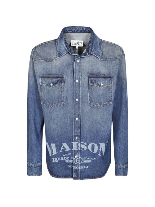 Overshirt di jeans MM6 | SH0DT0053M30058965