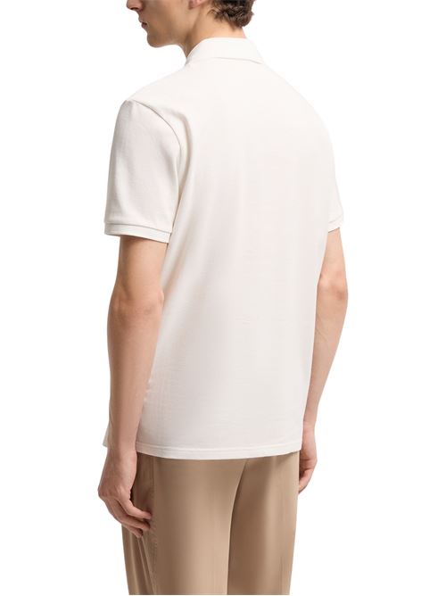 Polo shirt in piqué con patch logo MONCLER | L20918A0001384556032
