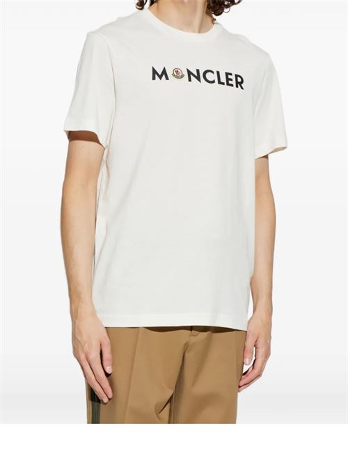 T-shirt con logo MONCLER | L20918C0005189B8Q034